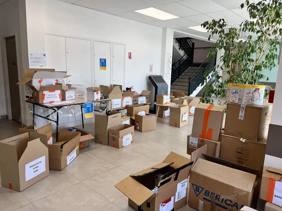 Les dons rassemblés à la maison de santé