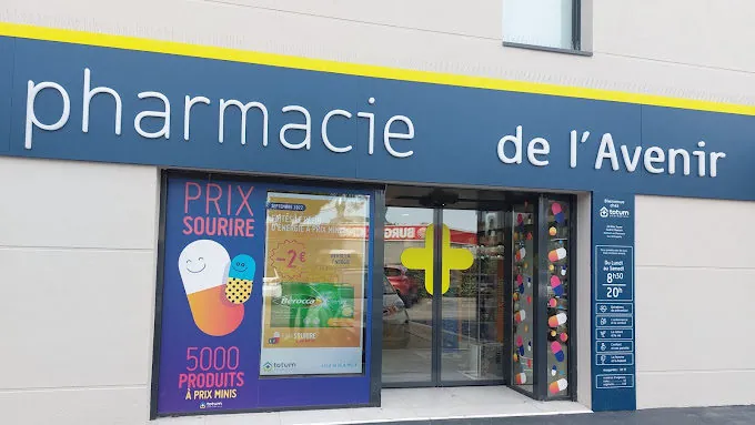 Devanture de la Pharmacie de l'Avenir